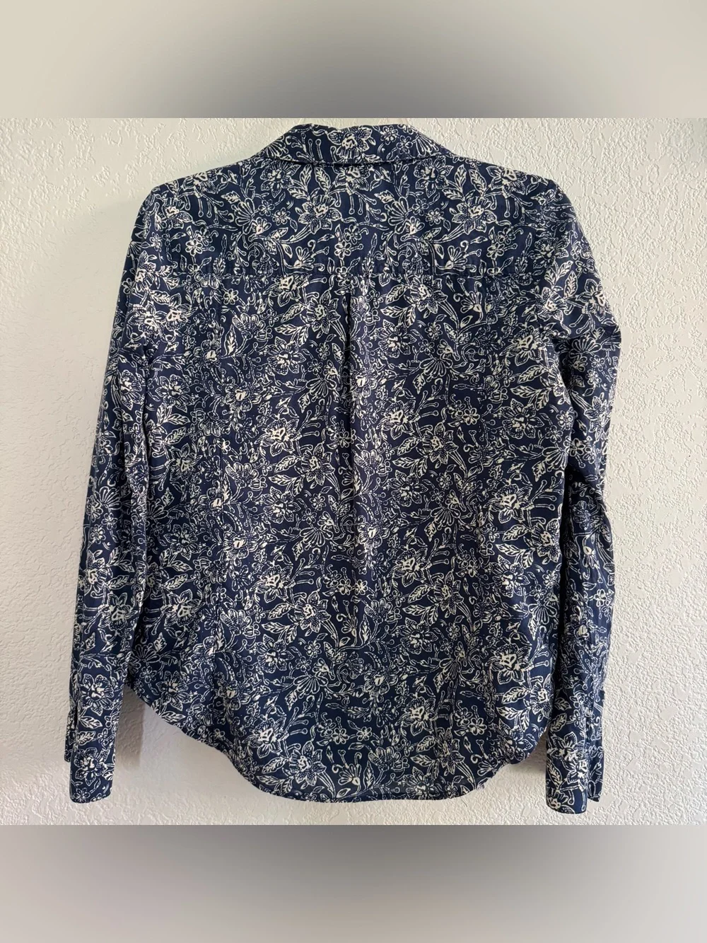 Anthropologie Maeve Petrin Floral Shirt Button Up Bohemian Preppy Cottagecore 8 - Picture 5 of 11